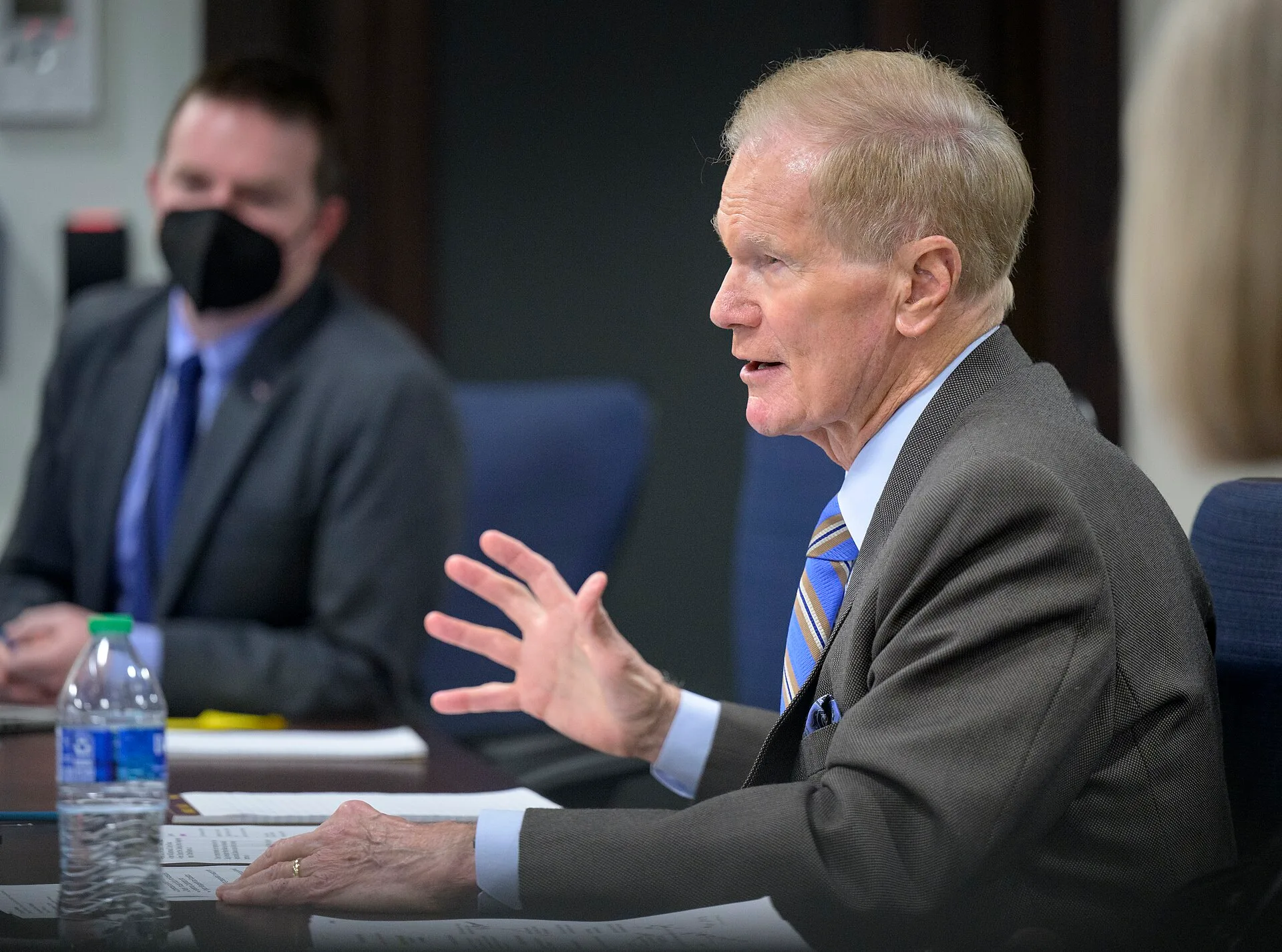NASA Administrator Bill Nelson gives welcoming remarks during an executive session of the NASA Advisory Council (NAC), Monday, Feb. 28, 2022, at the Mary W. Jackson NASA Headquarters building in Washington. Photo Credit: (NASA/Bill Ingalls). Leadership influence: what the experienced already know